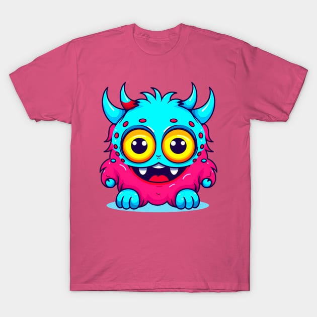 Cartoon Monster T-Shirt by unrefinedgraphics